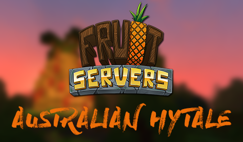 Banner del servidor Hytale Fruit Servers